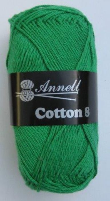 Annell Cotton 8 donkergroen 48
