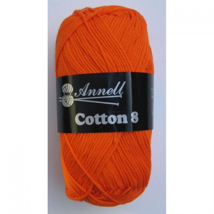 Annell Cotton 8 donkeroranje 20