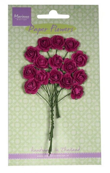 Marianne D Decoration Roses - medium pink RB2247 