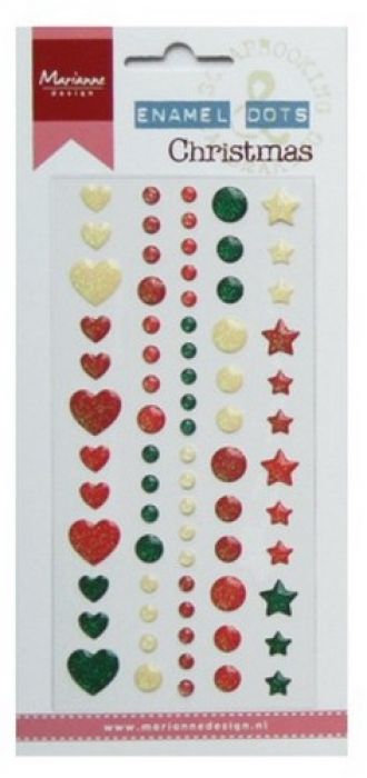 Marianne D Decoration Enamel dots - Christmas PL4509