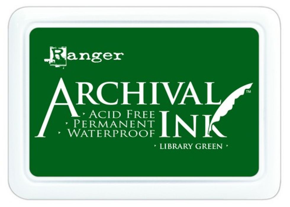 Ranger Archival Ink pad - library green AIP31475