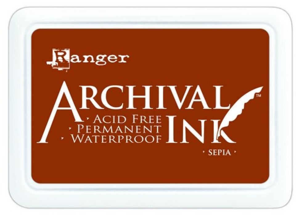 Ranger Archival Ink pad - sepia AIP31505