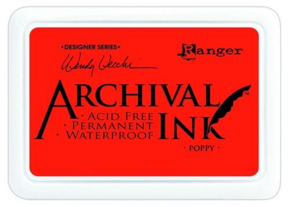 Ranger Archival Ink pad - poppy AID61267