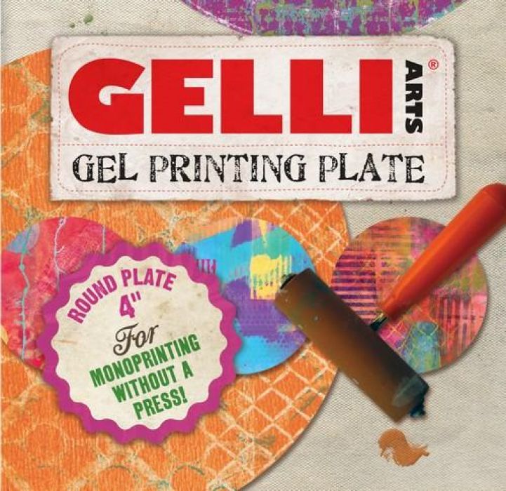 Gelli Arts - Gel Printing Plate rond 10cm GEL4R