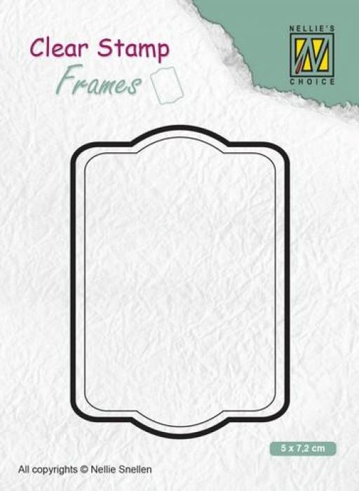 Nellies Choice Clear Stamps Frames rechthoek CSFR002 50x72mm