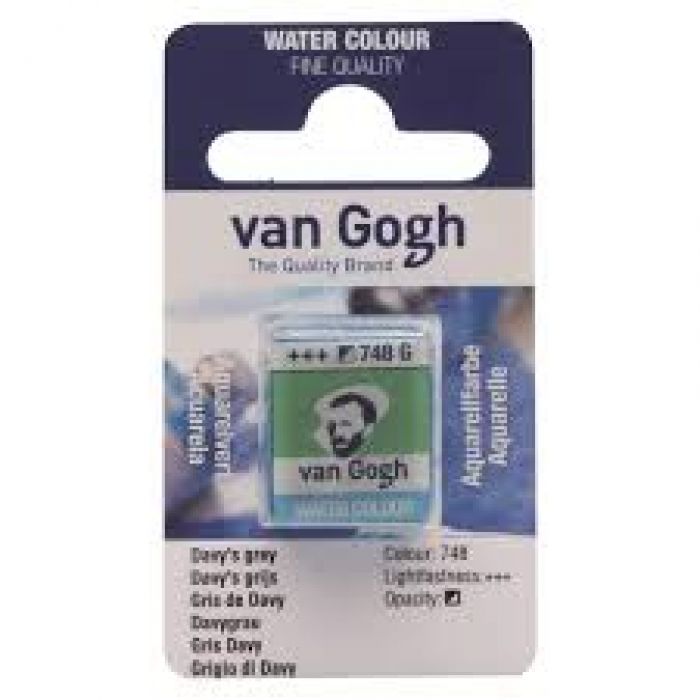 V.Gogh Aquarel half napje  davy`s grijs 748