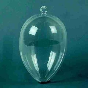 Plastic Ei Transparant 10 Cm