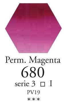 Sennelier L'aquarelle halve napjes permanent magenta