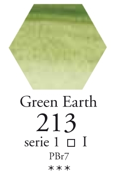SennelierL'aquarelle halve napjes groene aarde