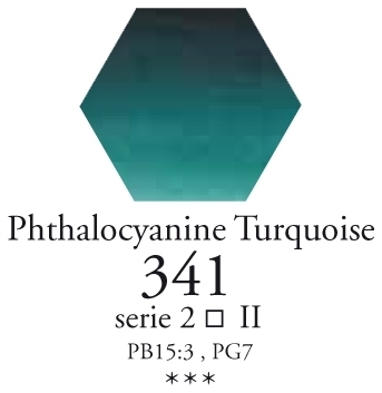 SennelierL'aquarelle halve napjes phthalocyanine turkoois