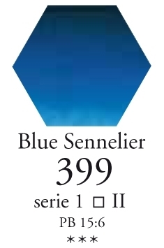 SennelierL'aquarelle halve napjes sennelier blauw