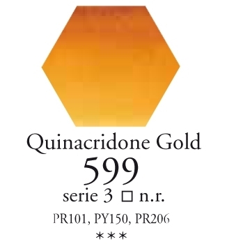 SennelierL'aquarelle halve napjes quinacridone goud