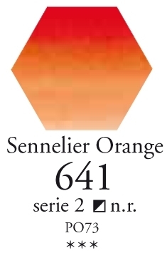 SennelierL'aquarelle halve napjes sennelier oranje