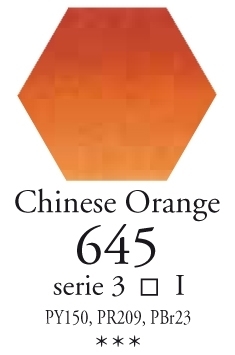 SennelierL'aquarelle halve napjes chinees oranje