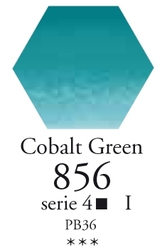SennelierL'aquarelle halve napjes kobalt groen