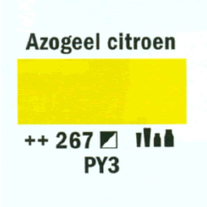 Amsterdam Acrylverf tube 250 ml Azogeel citroen 267