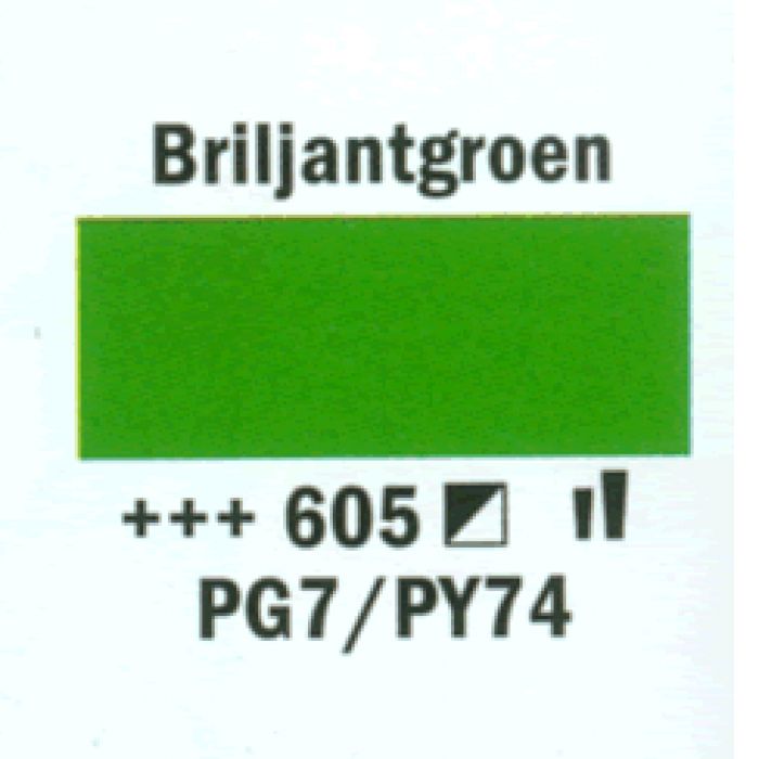 Amsterdam Acrylverf tube 250 ml Briljantgroen 605