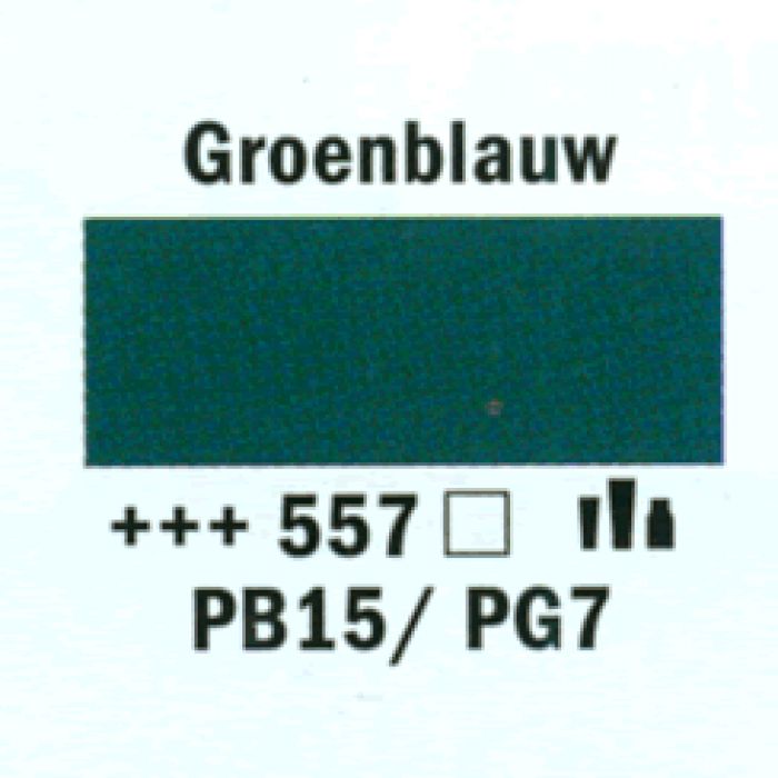 Amsterdam Acrylverf tube 250 ml Groenblauw 557