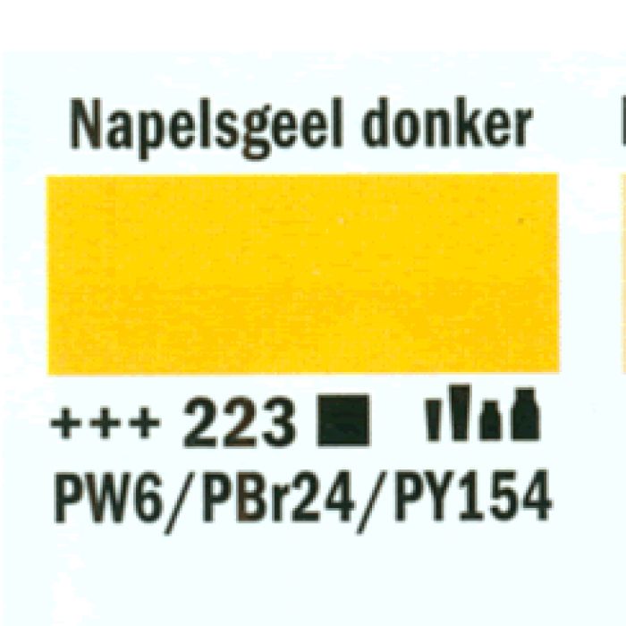 Amsterdam Acrylverf tube 250 ml Napelsgeel donker 223