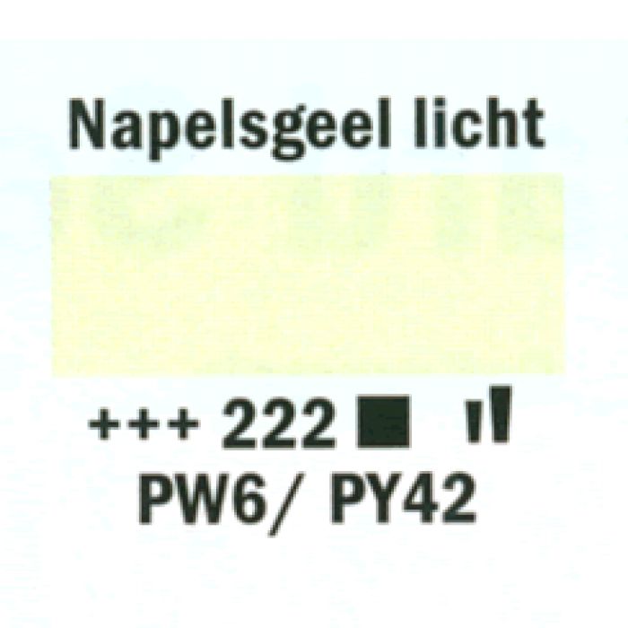 Amsterdam Acrylverf tube 250 ml Napelsgeel licht  222          