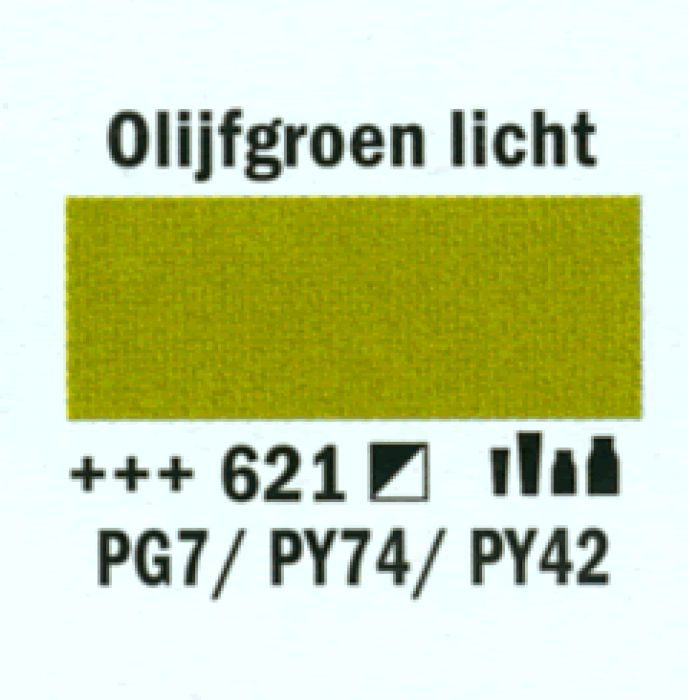 Amsterdam Acrylverf tube 250 ml Olijfgroen licht 621