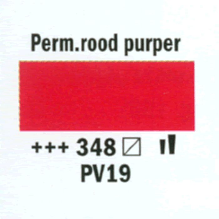 Amsterdam Acrylverf tube 250 ml Permanentrood purper 348