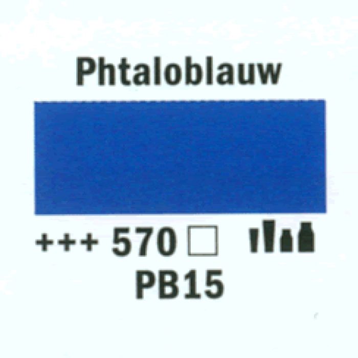 Amsterdam Acrylverf tube 250 ml Phtaloblauw 570