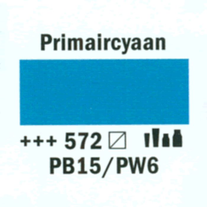 Amsterdam Acrylverf tube 250 ml Primaircyaan 572