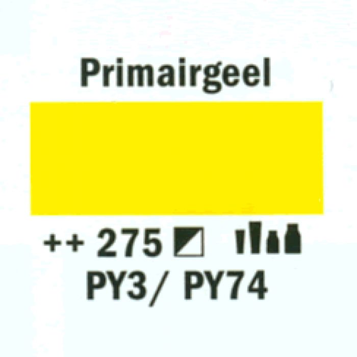 Amsterdam Acrylverf tube 250 ml Primairgeel 275