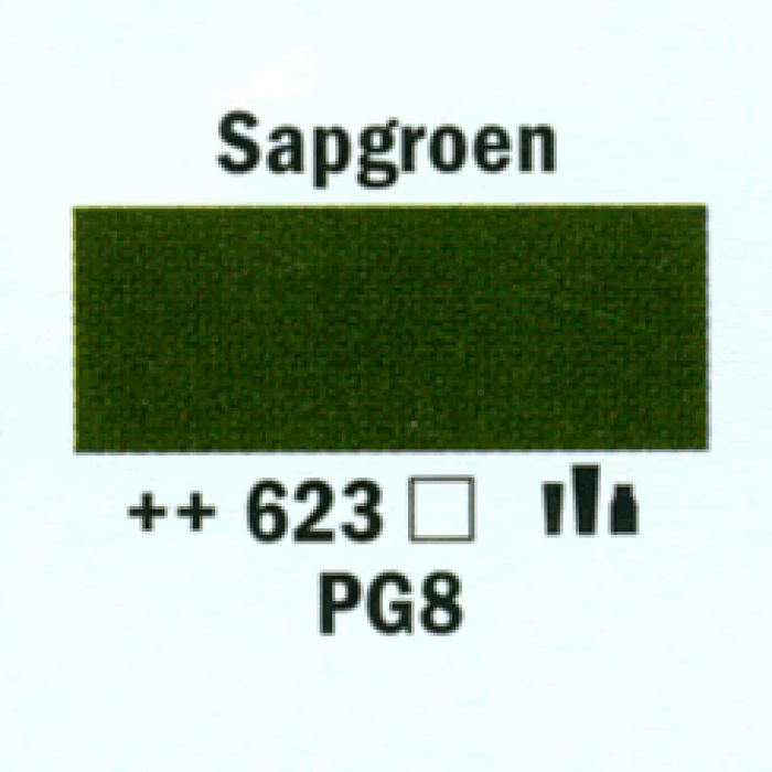 Amsterdam Acrylverf tube 250 ml Sapgroen 623