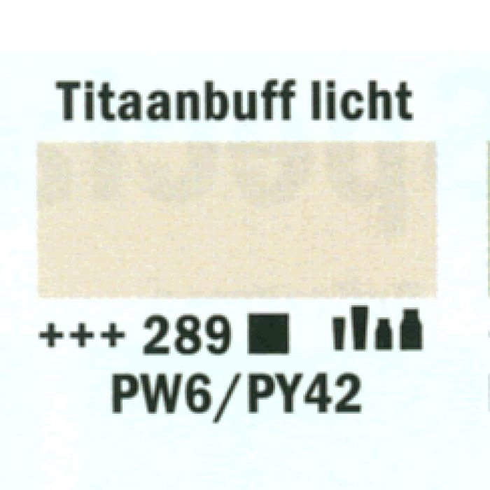 Amsterdam Acrylverf tube 250 ml Titaanbuff licht 289