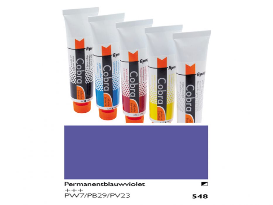 Cobra Study  tube 40 ml  Blauwviolet 548