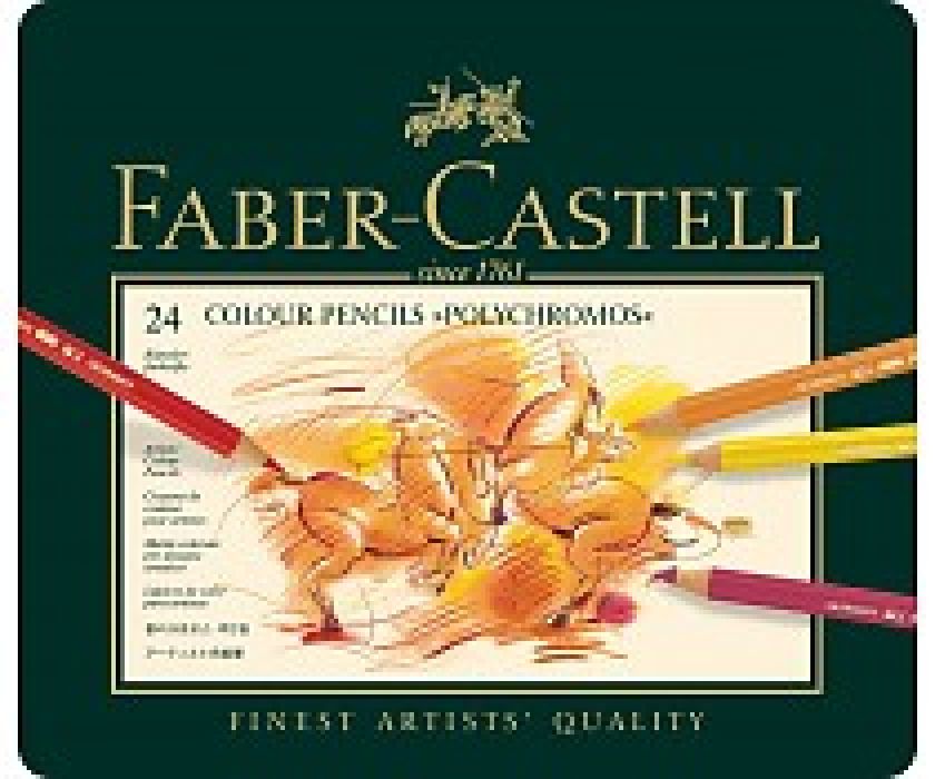 Faber Castell Kleurpotlood Polychromos Etui à 24 Stuks