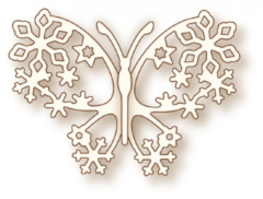 Wild Rose Studio`s Specialty die - Winter Butterfly