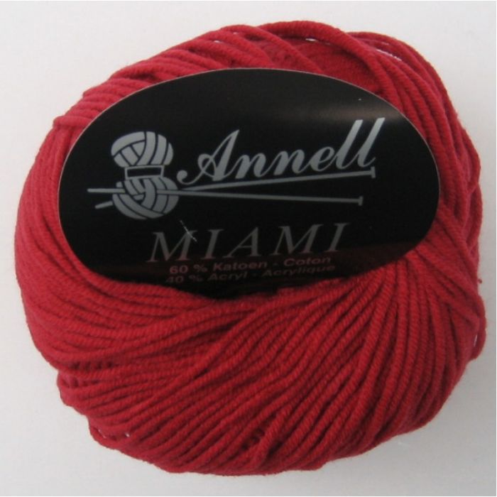 Annell Miami 8913 donkerrood