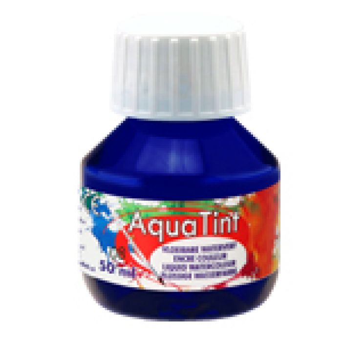 Collall AquaTint - vloeibare waterverf nachtblauw 50ml 