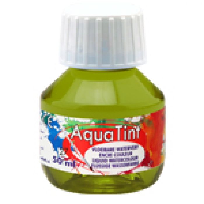Collall AquaTint - vloeibare waterverf olijfgroen 50ml 