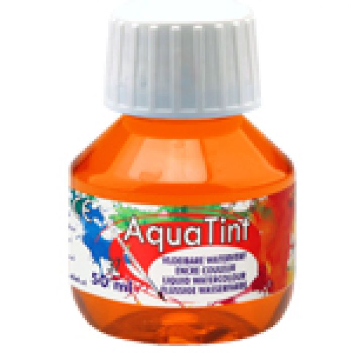 Collall AquaTint - vloeibare waterverf oranje 50ml 