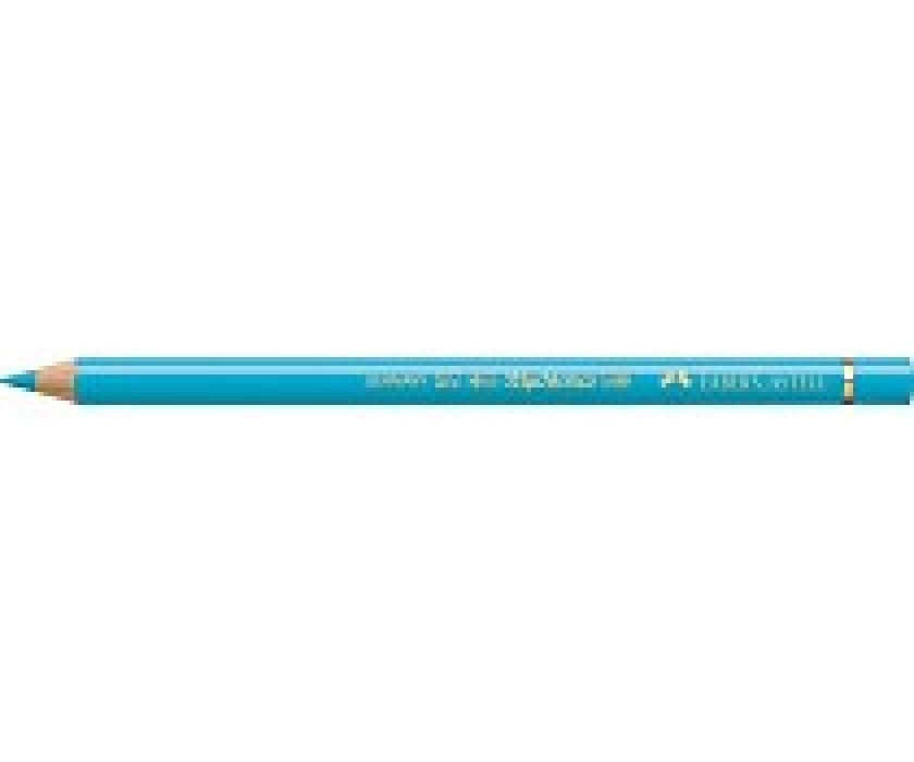 Faber Castell kleur potlood Polychromos Kleur 154 licht kobaltturquoise.