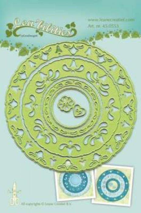 LeCrea - Lea’bilitie Frame circles snij en embossing mal 