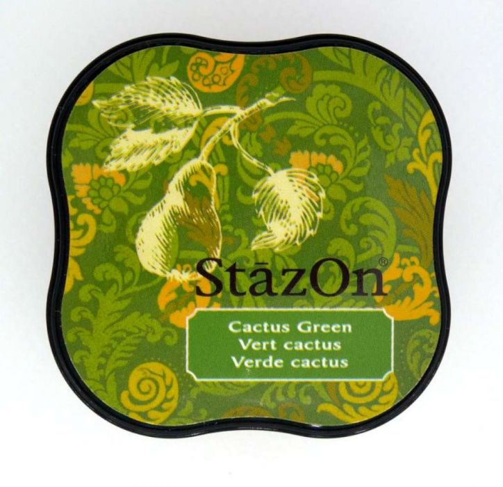 Stazon inktkussen Midi Cactus green SZ-MID-52
