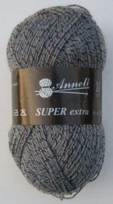 Annell Super Extra gemeleerd 2257 grijs