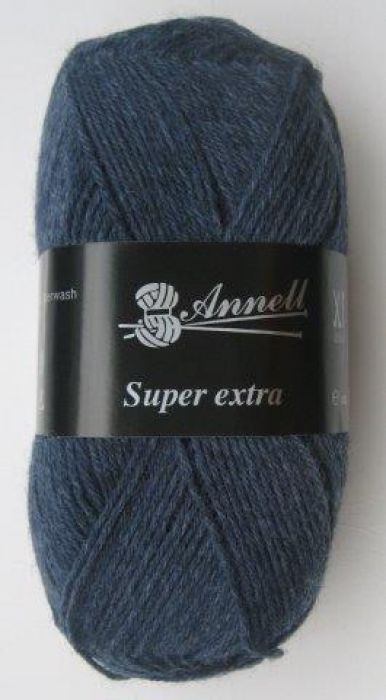 Annell Super Extra gemeleerd 2941 donkerblauw