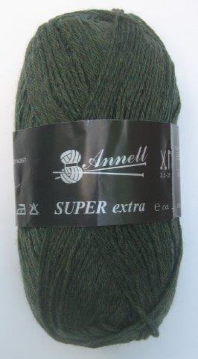 Annell Super Extra gemeleerd 2949 donkergroen