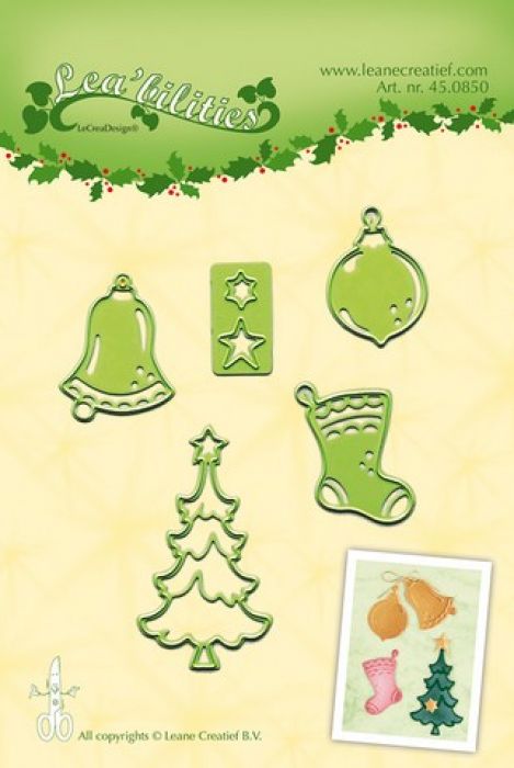 LeCrea - Lea’bilitie Christmas ornaments smal snij&embos mal 