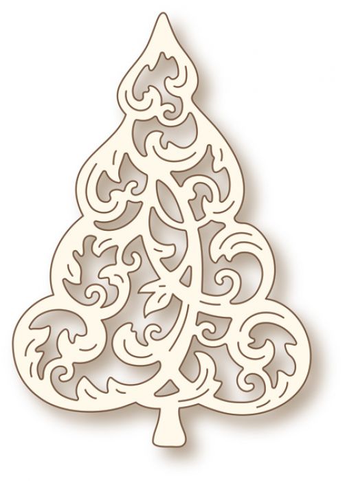 Wild Rose Studio`s Specialty die - Gilded Tree SD059