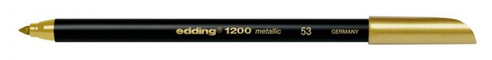edding-1200 metallic teken/kleur stift goud 1ST 1-3 mm