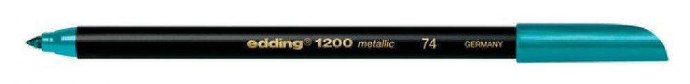 edding-1200 metallic teken/kleur stift groen 1ST 1-3 mm