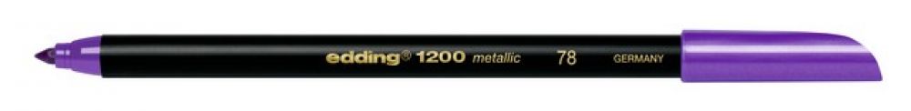 edding-1200 metallic teken/kleur stift paars 1ST 1-3 mm