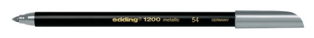 edding-1200 metallic teken/kleur stift zilver 1ST 1-3 mm